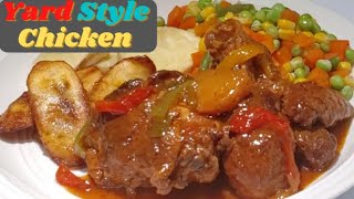 How to Make Jamaican Brown Stewed Chicken|Fricassee Chicken||ChannesCooking