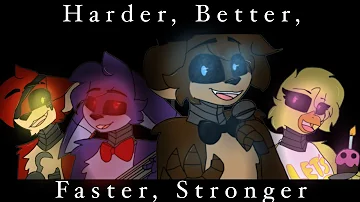 //Harder, Better, Faster, Stronger//Animation Meme//Five Nights At Freddy's - FlipaClip