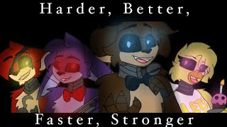 //Harder, Better, Faster, Stronger//Animation Meme//Five Nights At Freddy's - FlipaClip