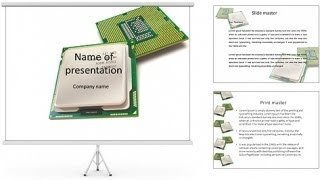 Chip computer processor