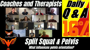 Split Squat and What Influences Pelvis Orientation - BillHartmanPT.com Q&A for The 16%