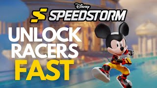 How To Unlock Racers As FAST As Possible In Disney Speedstorm (2024 Updated)