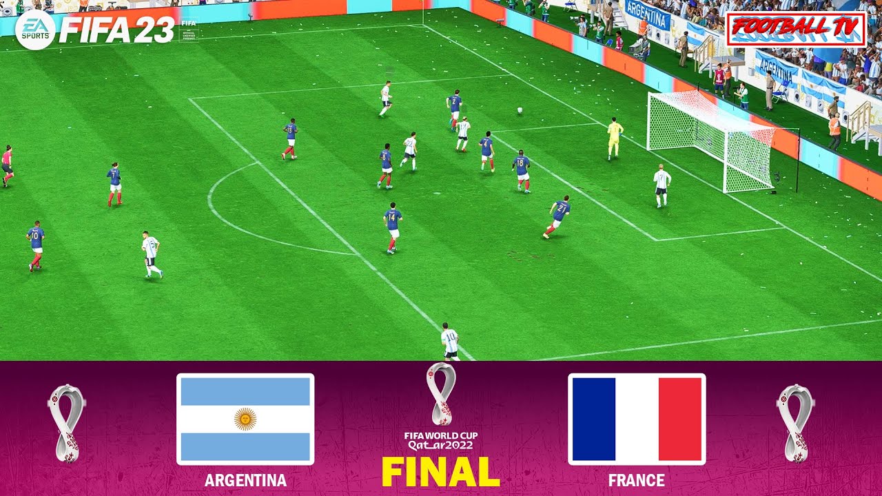 FIFA 23 Argentina vs France FIFA World Cup Qatar 2022 Final PC Gameplay Full Match