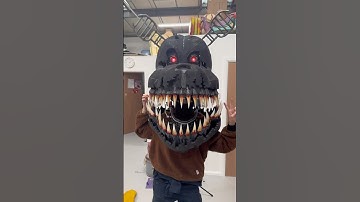 Full video is out now in longform! Building the head🧸#fnaf #fivenightsatfreddys #nightmarefredbear
