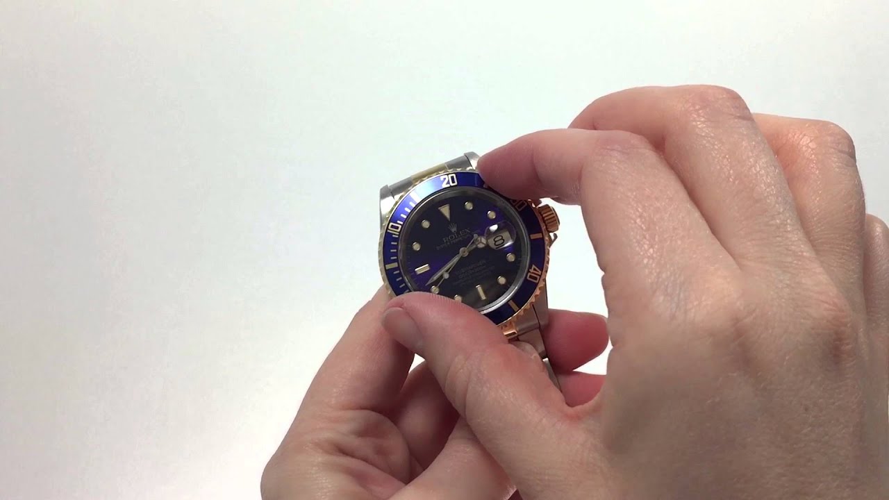 How to Use Rolex Unidirectional Bezel for Submariner / Deepsea / - YouTube