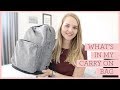 Whats in my carry on bag?  | Long haul flight