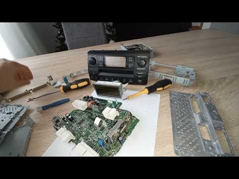 снятие магнитолы тойота королла 120