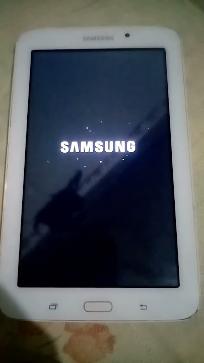 Samsung Tab wifi Fix