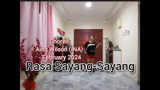 Rasa Sayang-Sayang - Line Dance (Aing Wilson (INA) - February 2024) - demo