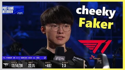 Faker funny answer in Worlds Interview
