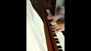 Video thumbnail of "Rhythm of port town-piano cover (anime Free! ost)"