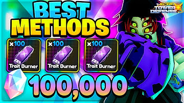 The *BEST* Methods For GEMS,TRAIT BURNERS & More In All Star Tower Defense X