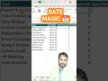Excel Date Functions + Due Date Trick #excel #shorts #excelforbeginners
