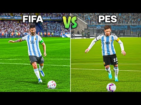 LIONEL MESSI Penalty Kicks | FIFA vs PES (2006-2023)
