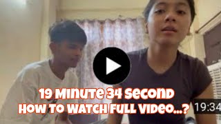 Couple Ki 19 Minutes 34 Second Wali Vedio 19 Minutes 34 Second Full Video