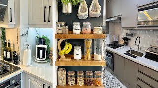 50+ small kitchen decorating and organization ideas | small kitchen makeover | kitchen countertop 