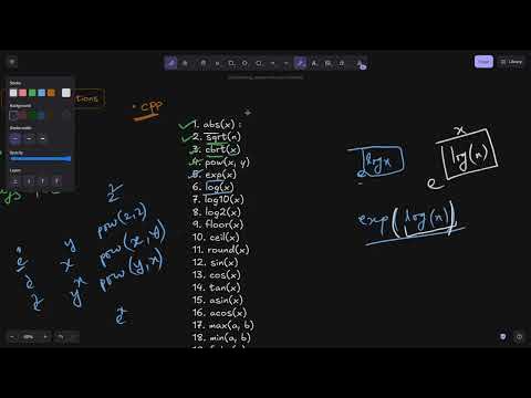 L-03 | Top 20 C++ Math Functions for Competitive Programming | Most ...