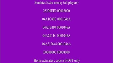 Wii Call of Duty Black Ops Zombie Hack Codes