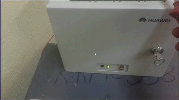 Huawei DBS3900 External Alarm Configuration