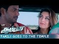 Family goes to the temple   aambala  movie scenes  vishal  sundar c