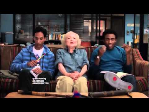 Troy, Abed, Betty White Anthropology Rap