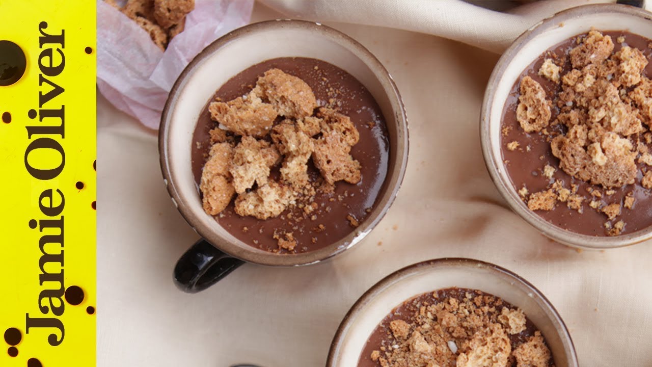 Chocolate Amaretto Pudding | Gennaro Contaldo | Jamie Oliver