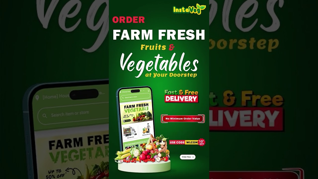 Get Farm Fresh Fruits & Vegetable In Just 1 Hour | Promo Video