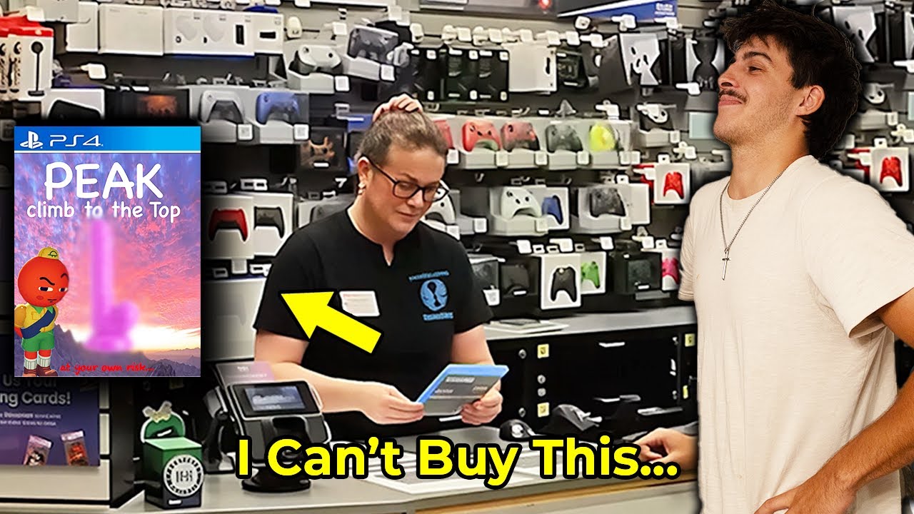 I Tried Selling FAKE Games at GameStop!!!