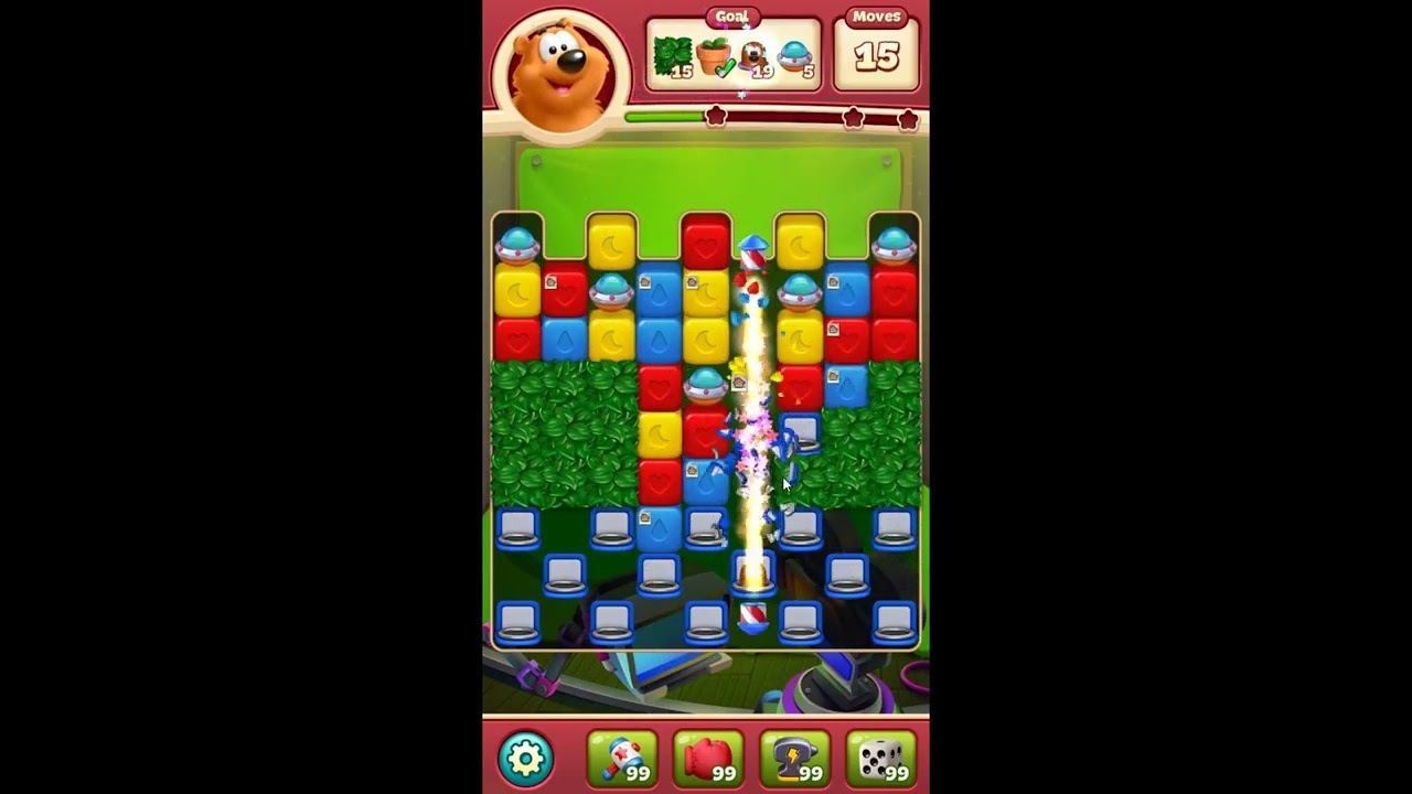 Toon Blast Level 8363 - NO BOOSTERS 🐻🐺🐱 | SKILLGAMING ✔️