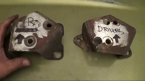 AMC AMX / JAVELIN LS motor mounts recap