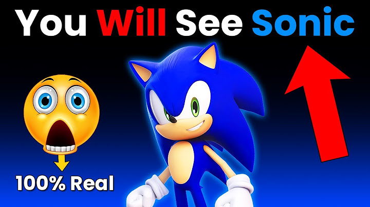 This video will make you see SONIC in your room!