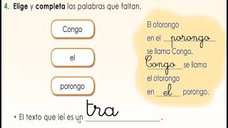 Hoy leeremos un trabalenguas y textos con la sílabas trabadas bra, bre,bri, bro y bru