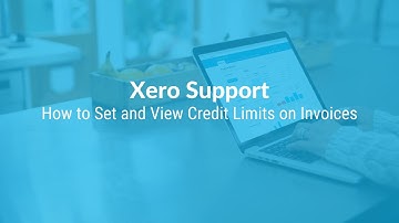 Xero Support: How to Set and View Credit Limits on Invoices