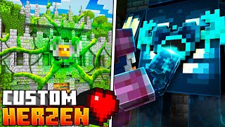 Minecraft, aber mit 30 NEUEN CUSTOM HERZEN... (XXL CHALLENGE)