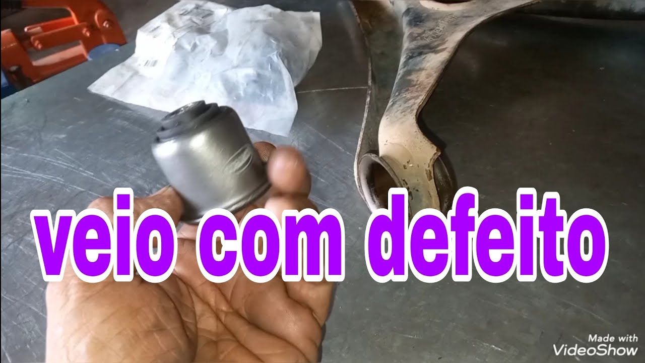 Como adaptar bucha de bandeja do Gol
