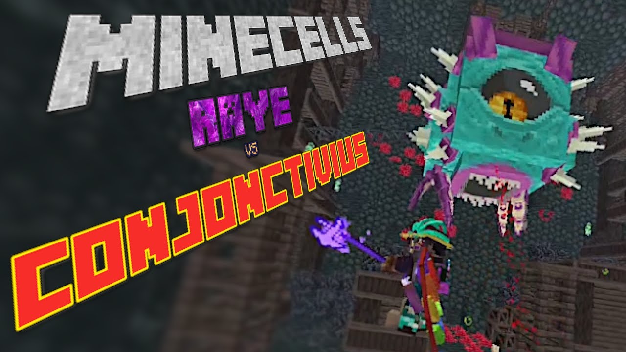 Raye VS Conjonctivius | Minecraft Prominence 2 RPG Hasturian Era Mine Cells