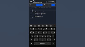 Recursion - Print 1 to N | 1 to N using recursion | #shorts #recursion #dsa #programing #javascript