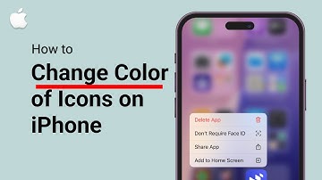 How to Change Color of Icons on iPhone (IOS 18) 2025