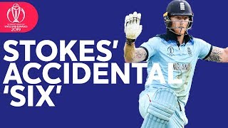 Ball Hits Ben Stokes For Accidental 'Six'! | ICC Cricket World Cup 2019 screenshot 4