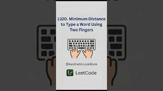 1320. minimum Distance to Type a Word Using Two Fingers #dart #coding #leetcode #programming #1320