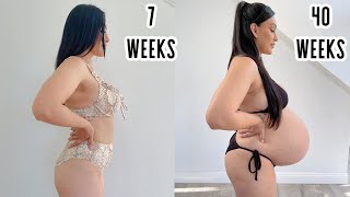 EPIC PREGNANCY TRANSFORMATION | 7 - 40 WEEKS