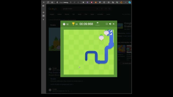 I Beat EazySpeezy's Google Snake Speedrun 