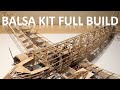 60 balsa kit dc 3 airplane full build