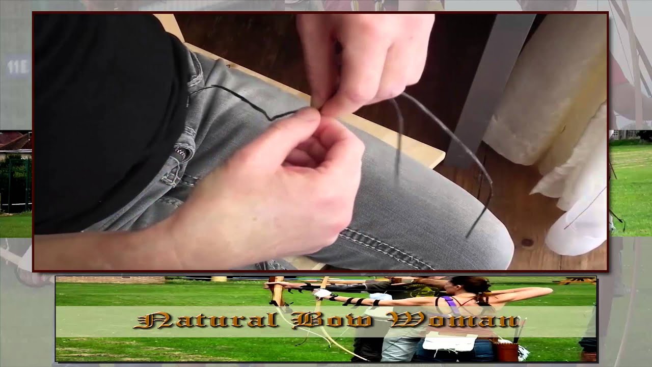 How To Make A Three Bundle Single Loop Bow String - English Longbow ...