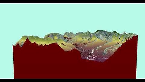 3D ArcScene Animation of Konza Prairie