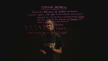 SS1 | Modular Arithmetic | Real-life application of modular arithmetic