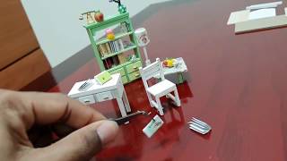 Mini DIY miniature Desk | diy doll craft | Rustic Miniature table Tutorial | miniature things