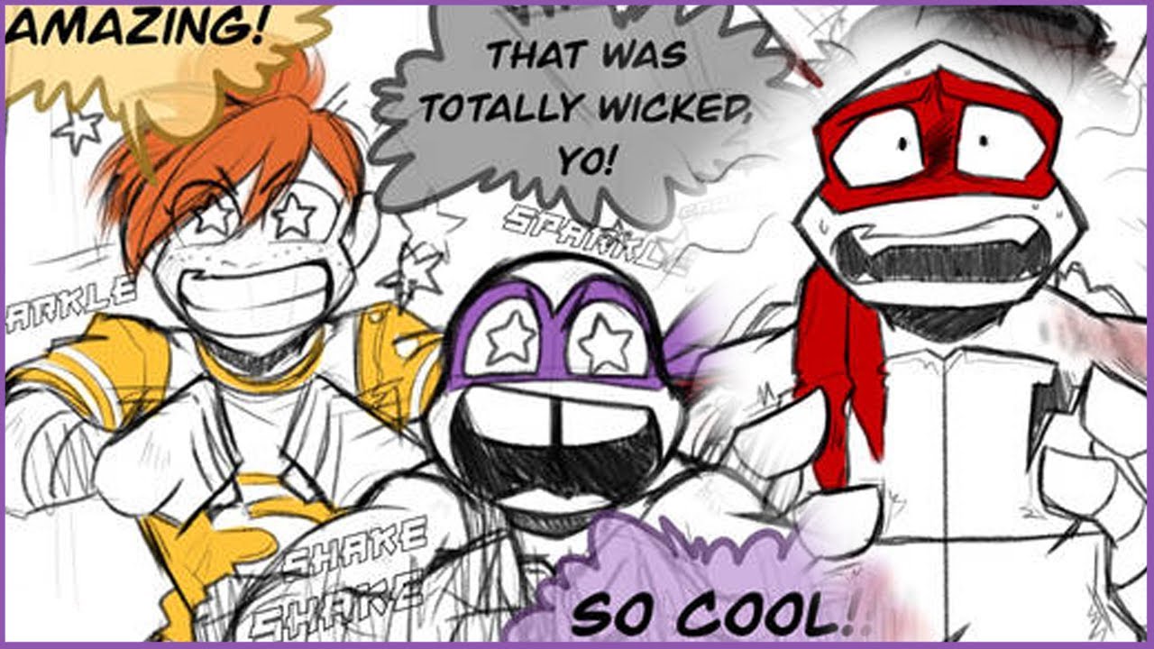 Lurking in the Shadows p9 | ROTTMNT comic dub