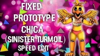 [FNAF | Speed Edit] Making Fixed Prototype Chica (Sinister Turmoil)