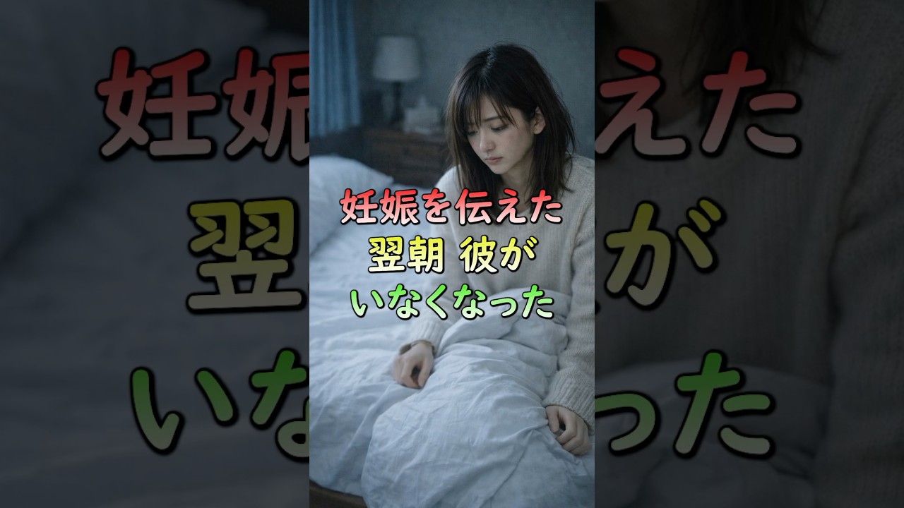 妊娠を伝えた翌朝、彼が逃げた。でも本当に大切な人に出会えた